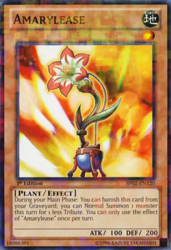 Amarylease - BP02-EN120 - Mosaic Rare - 1st Edition - YuGiOh