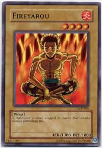 Fireyarou - LOB-085 - Common - Unlimited Edition - YuGiOh