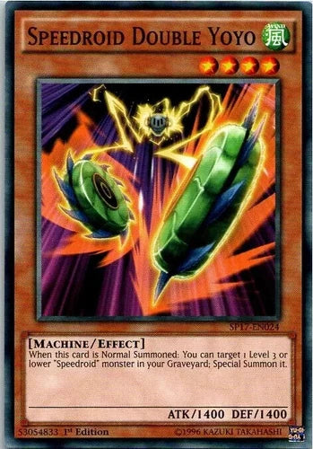 Speedroid Double Yoyo - SP17-EN024 - Common - 1st Edition - YuGiOh