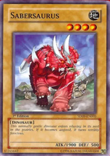 Sabersaurus - 5DS2-EN002 - Common - Unlimited Edition - YuGiOh