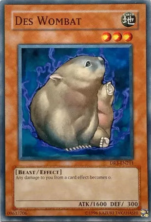 Des Wombat - DR3-EN211 - Common - Unlimited Edition - YuGiOh