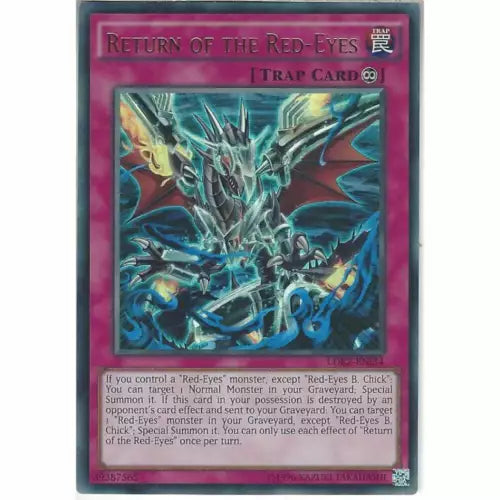 Return of the Red-Eyes - LDK2-ENJ34 - Ultra Rare - 1st Edition - YuGiOh