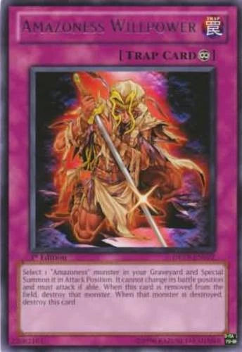 Amazoness Willpower - DREV-EN072 - Rare - 1st Edition - YuGiOh