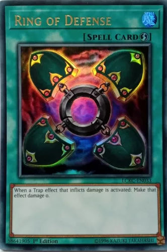 Ring of Defense - LCKC-EN033 - Ultra Rare - 1st Edition - YuGiOh