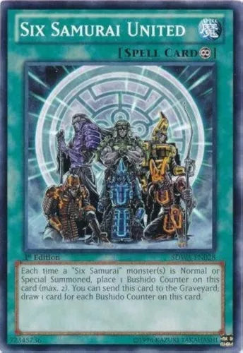 Six Samurai United - SDWA-EN028 - Common - 1st Edition - YuGiOh