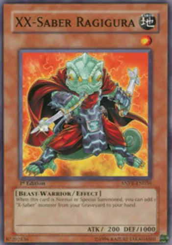 XX-Saber Ragigura - ANPR-EN036 - Common - 1st Edition - YuGiOh