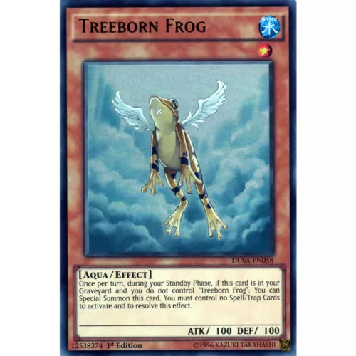 Treeborn Frog - DUSA-EN058 - Ultra Rare - 1st Edition - YuGiOh