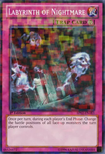 Labyrinth of Nightmare - BP02-EN183 - Mosaic Rare - 1st Edition - YuGiOh
