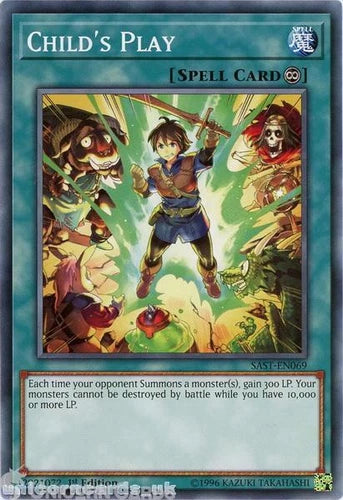 Child's Play - SAST-EN069 - Common - Mixed Editions - YuGiOh