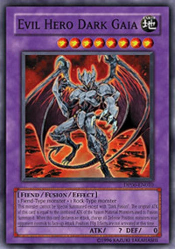 Evil Hero Dark Gaia - DP06-EN010 - Common - 1st Edition - YuGiOh