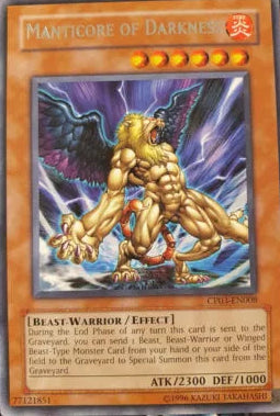 Manticore of Darkness - CP03-EN008 - Rare - Limited Edition - YuGiOh