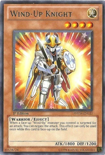 Wind-Up Knight - PHSW-EN023 - Rare - 1st Edition - YuGiOh
