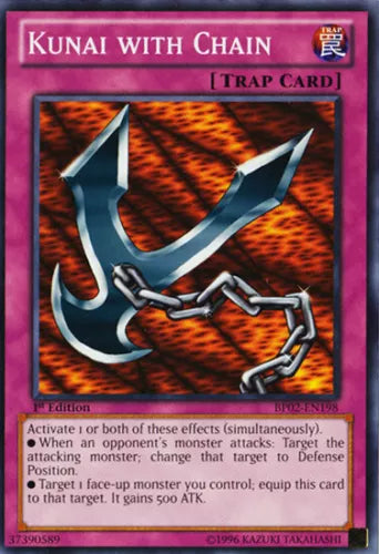 Kunai with Chain - BP02-EN198 - Common - 1st Edition - YuGiOh