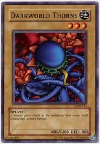 Darkworld Thorns - LOB-114 - Common - Unlimited Edition - YuGiOh