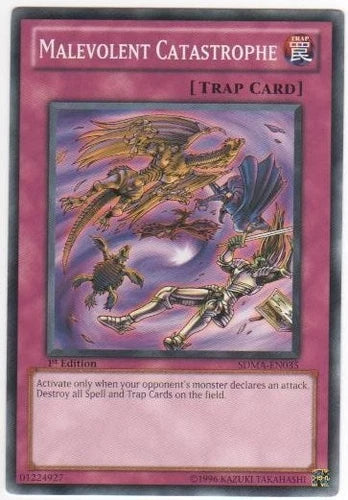 Malevolent Catastrophe - SDMA-EN035 - Common - 1st Edition - YuGiOh