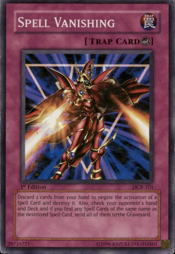Spell Vanishing - DCR-101 - Super Rare - Unlimited Edition - YuGiOh