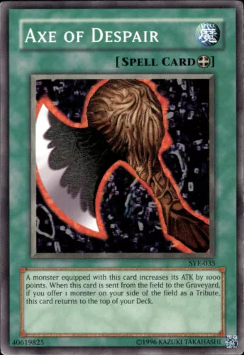 Axe of Despair - SYE-035 - Common - Unlimited Edition - YuGiOh LP