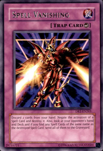 Spell Vanishing - DR1-EN263 - Rare - Unlimited Edition - YuGiOh