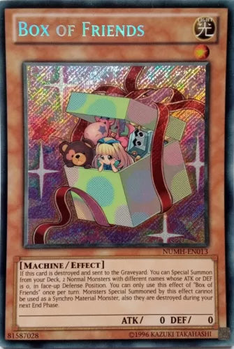 Box of Friends - NUMH-EN013 - Secret Rare - 1st Edition - YuGiOh