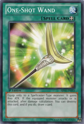One-Shot Wand - ABYR-EN051 - Common - Unlimited Edition - YuGiOh