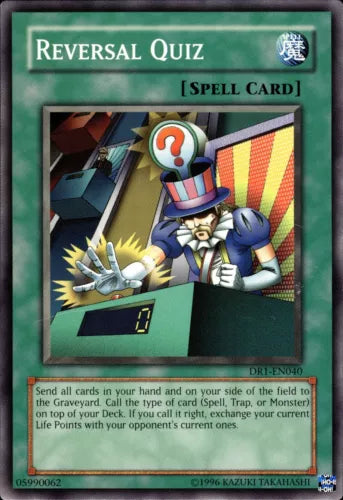 Reversal Quiz - DR1-EN040 - Common - Unlimited Edition - YuGiOh