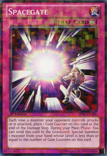 Spacegate - BP02-EN196 - Mosaic Rare - 1st Edition - YuGiOh
