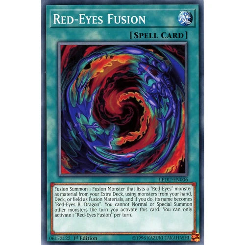 Red-Eyes Fusion - LEDU-EN006 - Common - 1st Edition - YuGiOh