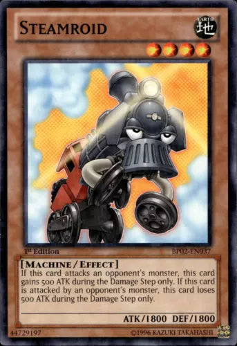 Steamroid - BP02-EN037 - Common - 1st Edition - YuGiOh