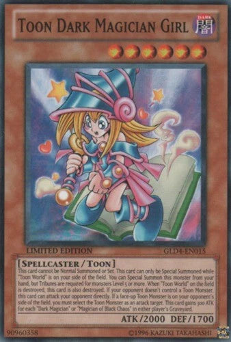 Toon Dark Magician Girl - GLD4-EN015 - Common - Limited Edition - YuGiOh