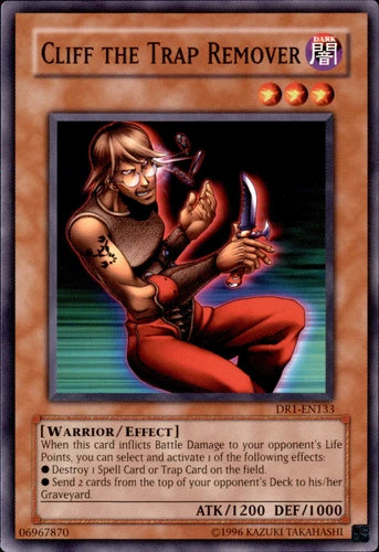 Cliff the Trap Remover - DR1-EN133 - Common - Unlimited Edition - YuGiOh