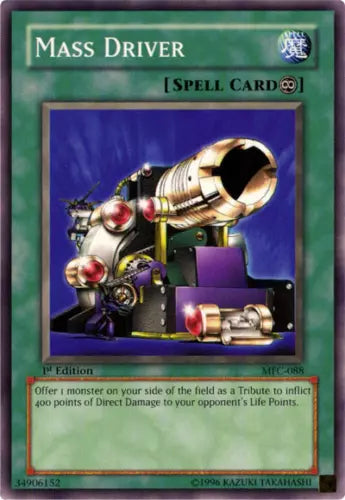 Mass Driver - DR1-EN143 - Common - Unlimited Edition - YuGiOh