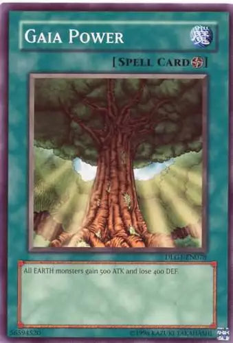 Gaia Power - DLG1-EN078 - Common - Unlimited Edition - YuGiOh