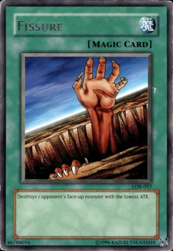 Fissure - LOB-057 - Rare - Unlimited Edition - YuGiOh