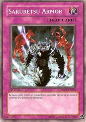 Sakuretsu Armor - SDDE-EN033 - Common - 1st Edition - YuGiOh