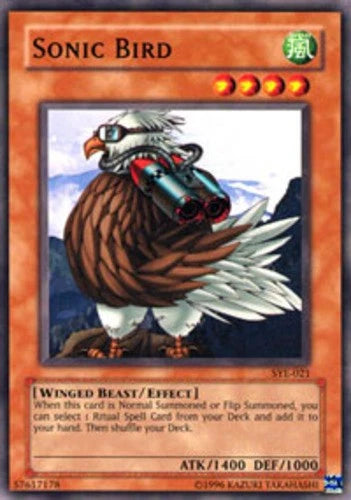 Sonic Bird - SYE-021 - Common - Unlimited Edition - YuGiOh LP