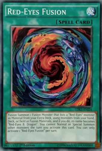 Red-Eyes Fusion - LDK2-ENJ24 - Common - 1st Edition - YuGiOh