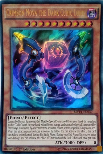 Crimson Nova the Dark Cubic Lord - MVP1-EN039 - Ultra Rare - 1st Edition YuGiOh