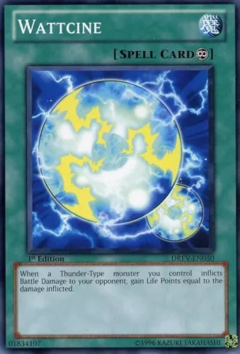 Wattcine - DREV-EN050 - Common - 1st Edition - YuGiOh