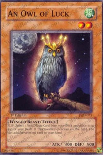 An Owl of Luck - PGD-073 - Common - Unlimited Edition - YuGiOh LP