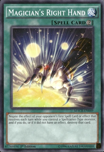 Magician's Right Hand - MACR-EN049 - Common - Mixed Editions - YuGiOh