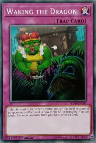 Waking the Dragon - FLOD-EN080 - Common - Mixed Editions - YuGiOh