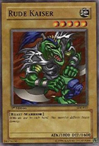 Rude Kaiser - SDK-027 - Common - Unlimited Edition - YuGiOh LP