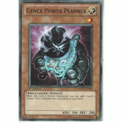 Genex Power Planner - DREV-EN098 - Common - Unlimited Edition - YuGiOh