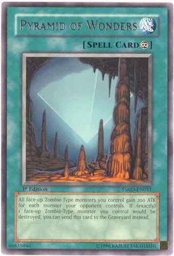 Pyramid of Wonders - TSHD-EN051 - Rare - 1st Edition - YuGiOh
