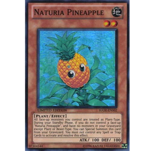 Naturia Pineapple - HASE-EN002 - Super Rare - Limited Edition - YuGiOh
