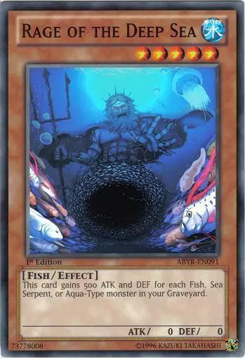 Rage of the Deep Sea - ABYR-EN091 - Common - 1st Edition - YuGiOh