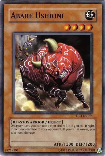 Abare Ushioni - DR3-EN146 - Common - Unlimited Edition - YuGiOh