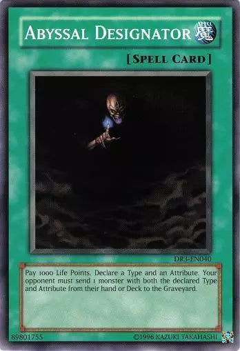 Abyssal Designator - DR3-EN040 - Common - Unlimited Edition - YuGiOh